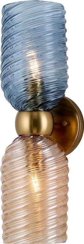Kalco Azul 2-Light Dimmable Wall Sconce Antique Style: Kalco Azul 2-Light Dimmable Wall Sconce Antique Style Elevate your interiors with the Azul 2-Light Wall Sconce, designed in a sophisticated antique or vintage style. This elegant lighting fixture is p
