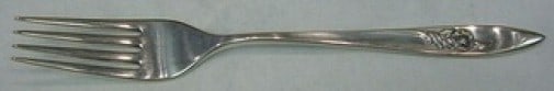 International Sterling Silver Romance Rose Fork 7.5 Inches (1 of 2)
