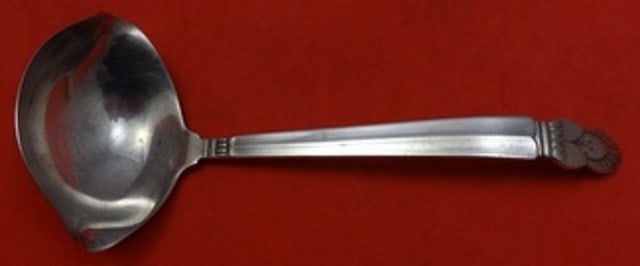 Frank Whiting Princess Ingrid Sterling Silver Gravy Ladle 6.5 inches: Frank Whiting Princess Ingrid Sterling Silver Gravy Ladle 6.5 inches This exquisite gravy ladle features a classic design from the Princess Ingrid pattern by Frank Whiting. Crafted from high-quality s