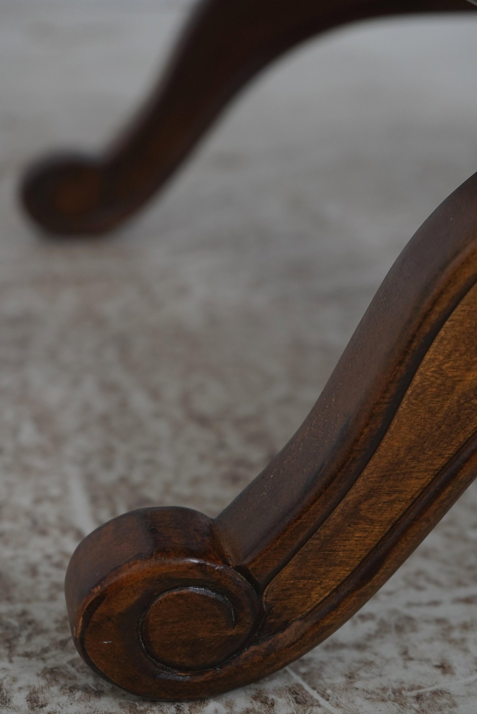 Pair Regency Walnut X Base Foot Stools - 8