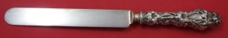Whiting Lily Sterling Silver Dinner Knife Blunt Stainless 9.5" (1 of 1)