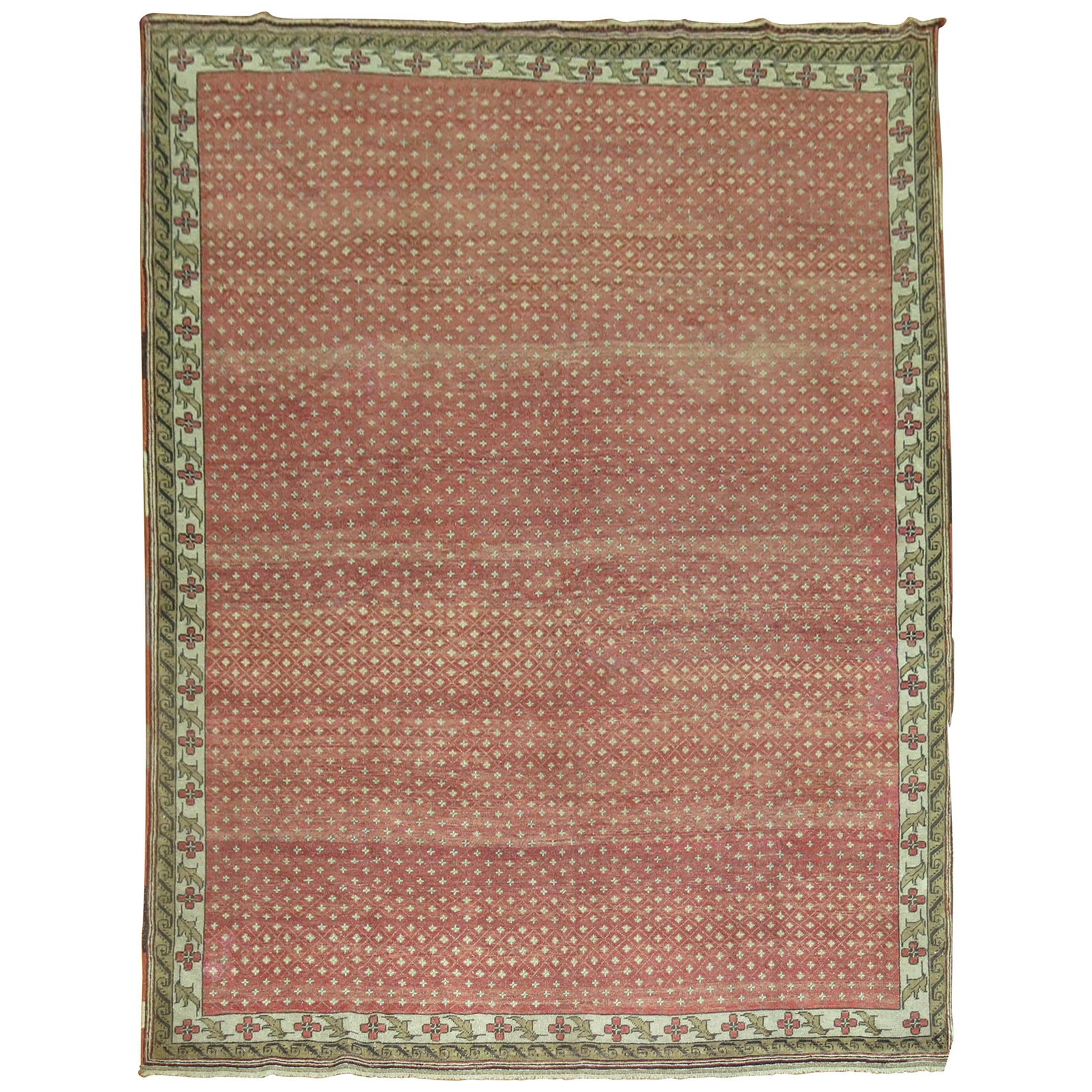 Zabihi Collection Crimson Vintage Turkish Wool Rug 84x115 Mid-Century Modern: Zabihi Collection Crimson Vintage Turkish Wool Rug 84x115 Mid-Century Modern This stunning Zabihi Collection Crimson Vintage Turkish Anatolian Rug is a beautiful addition to any space, featuring a ric