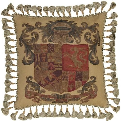 Provence Home Renaissance Style Canvas Throw Pillow 20x20 (1 of 1)