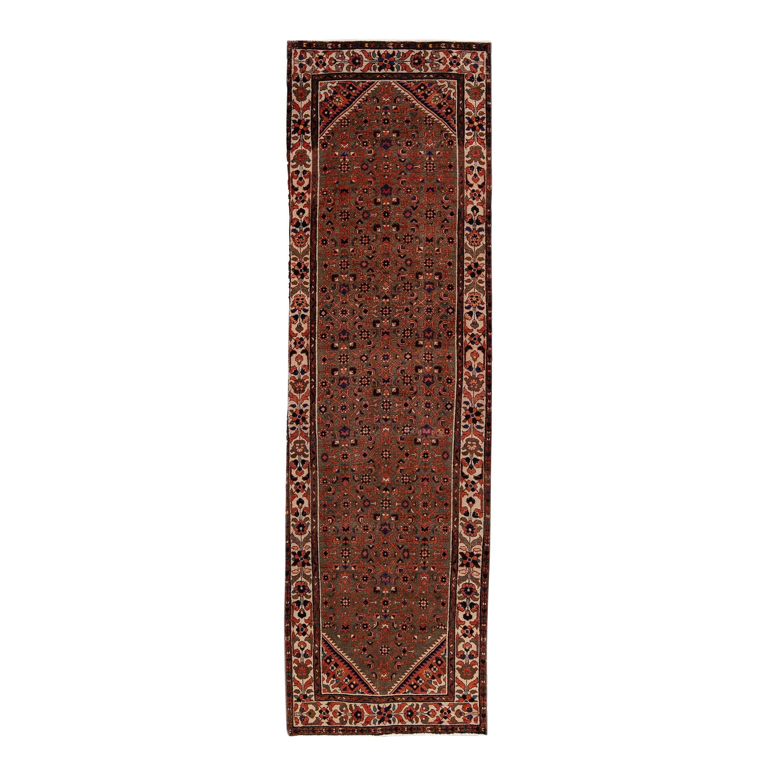 Vintage Malayer Persian Wool Runner Rug 4' x 13'5 (1 of 8)