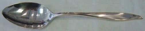 Oneida Vivant Sterling Silver Serving Spoon 8 1/4 Inch (1 of 2)