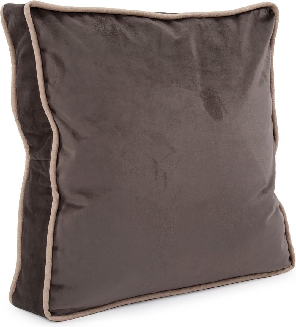 Howard Elliott 20 Inch Plush Velvet Pewter Pillow (1 of 1)