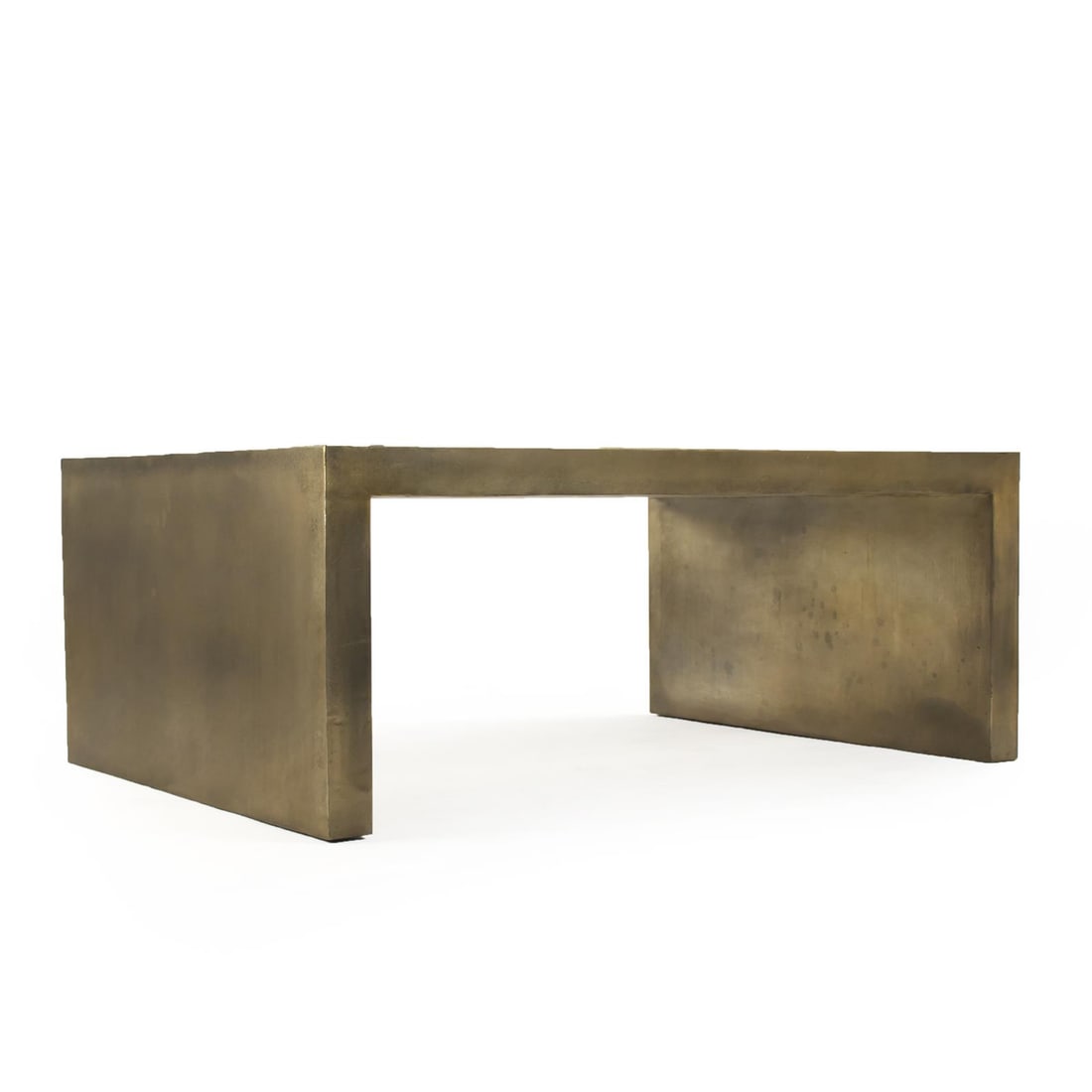 Zentique Aristide Square Coffee Table Sienna Finish English Traditional Style (1 of 3)