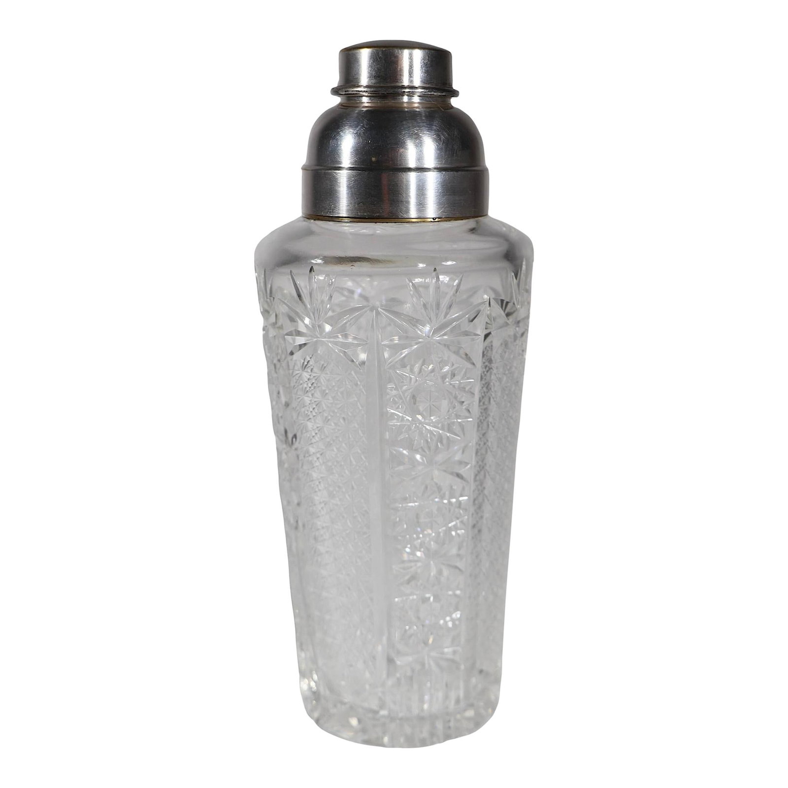 Art Deco Cocktail Shaker by Wilhelm Wolff Silverplate Glass 1930s (1 of 10)