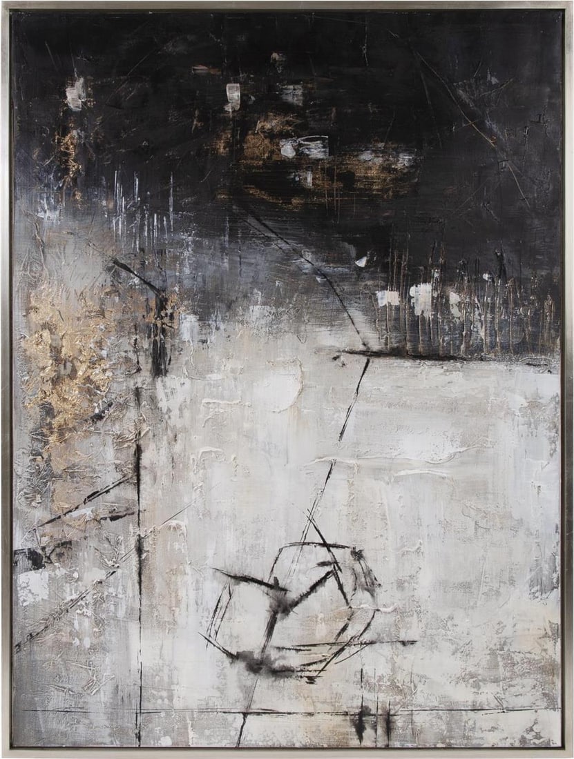 Howard Elliott Hand-Finished A Lonely Walk Canvas Art 55.75x41.75 Inches (1 of 9)