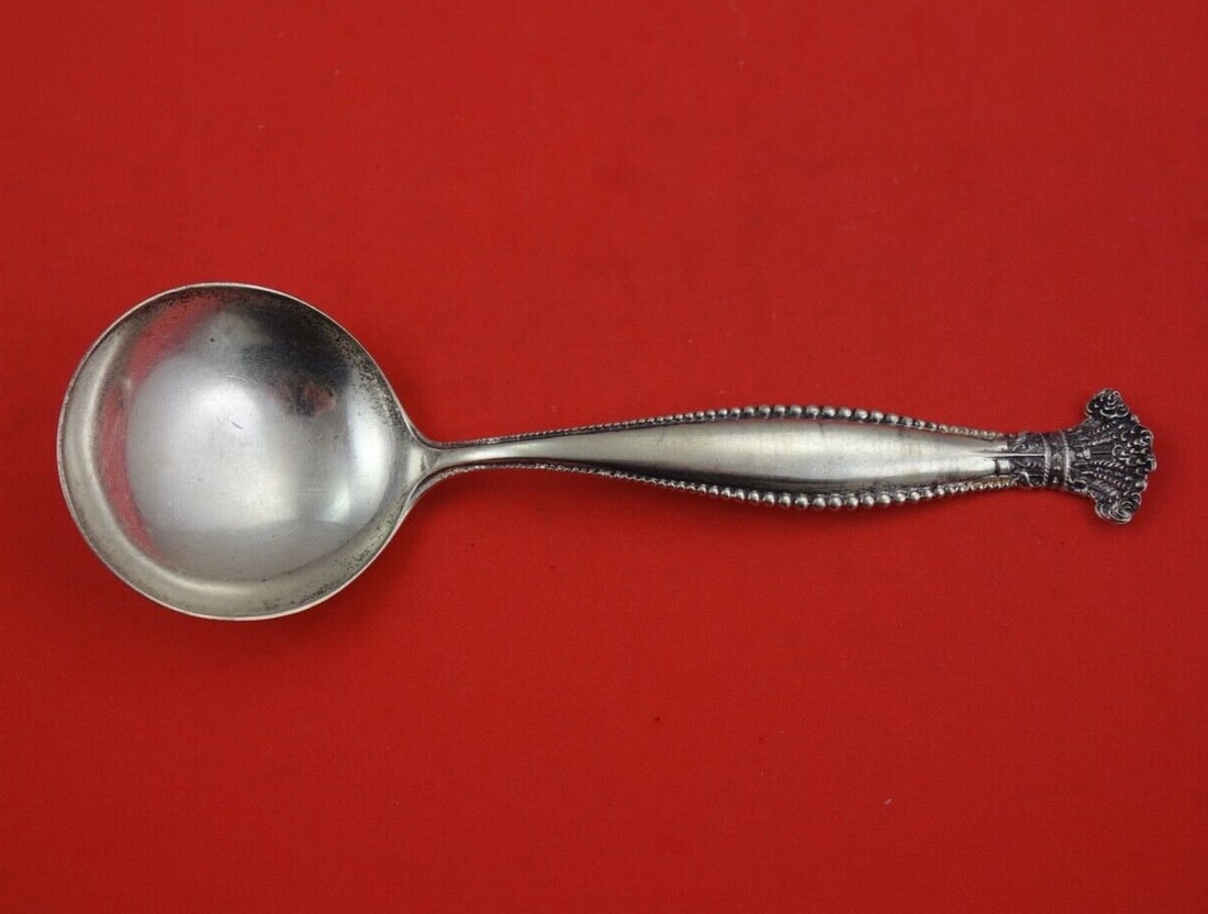 Shiebler Sandringham Sterling Silver Gumbo Spoon 6.625 inches (1 of 2)