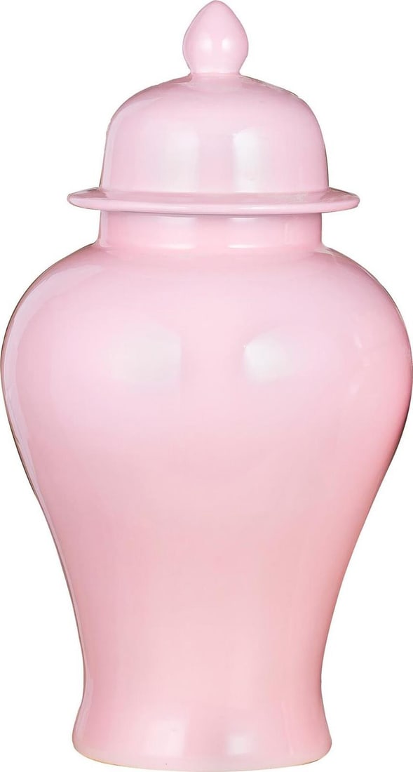 Handmade Blush Pink Porcelain Temple Jar Asian Antique Style: Handmade Blush Pink Porcelain Temple Jar Asian Antique Style This exquisite handmade temple jar features a charming blush pink finish, embodying a vintage-inspired aesthetic. Crafted from porcelain, t