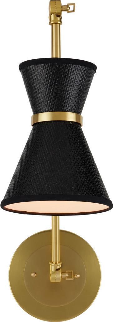 Currey Avignon Wall Sconce Polished Brass Finish 20.5H 26D Dimmable (1 of 3)