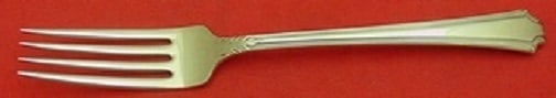 Wallace Georgian Colonial Sterling Silver Dinner Fork 8 Inch: Wallace Georgian Colonial Sterling Silver Dinner Fork 8 Inch Featuring the classic Georgian Colonial pattern, this 8" dinner fork by Wallace is crafted from high-quality sterling silver. Manufactured 