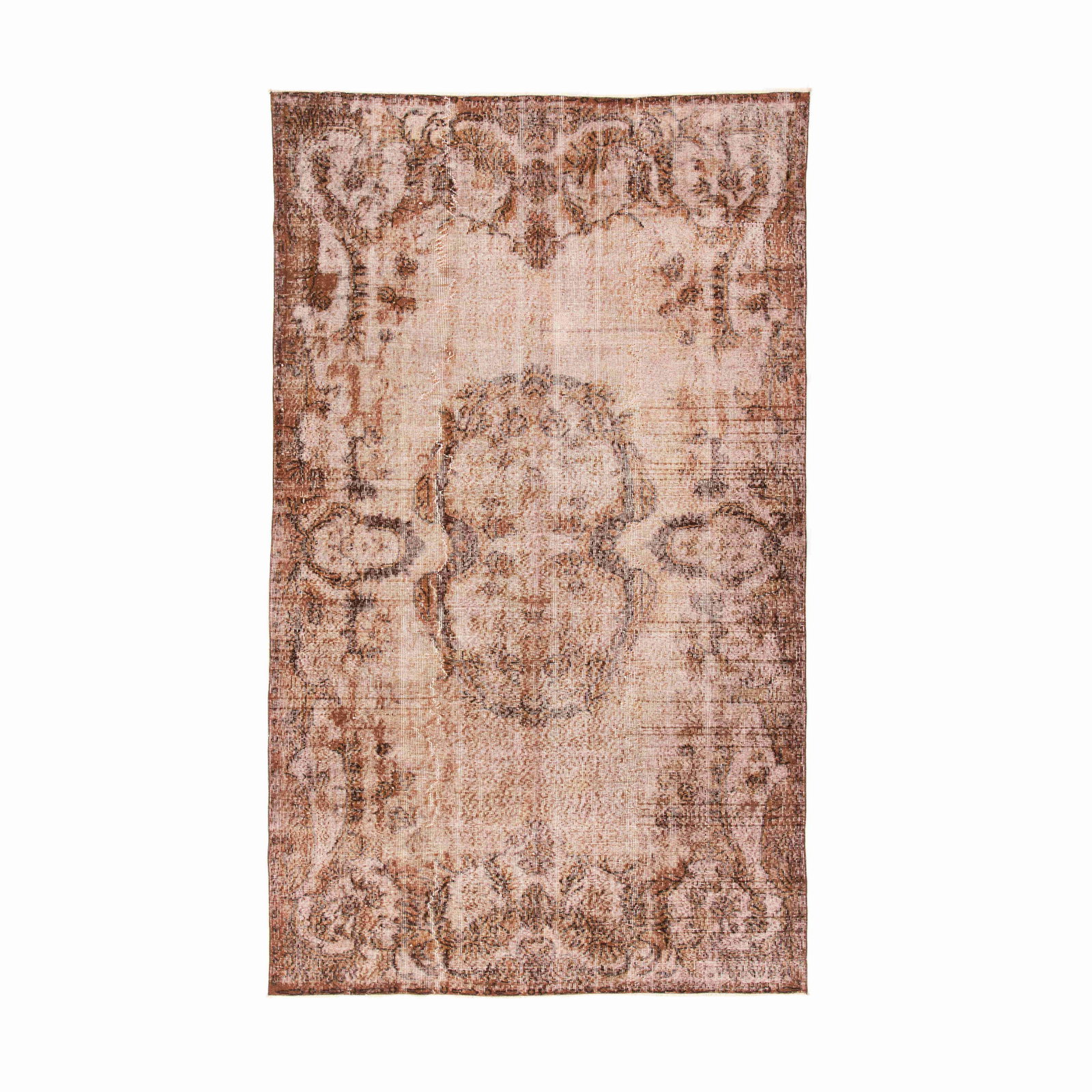 Vintage Handmade Wool on Cotton Carpet 67.7 x 115 Inch: Vintage Handmade Wool on Cotton Carpet 67.7 x 115 Inch This authentic handmade vintage carpet is crafted from wool on cotton, showcasing exquisite craftsmanship with double knots. A unique addition to