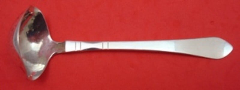 Georg Jensen Continental Sterling Silver Sauce Ladle Double Spout 5 1/4" (1 of 2)