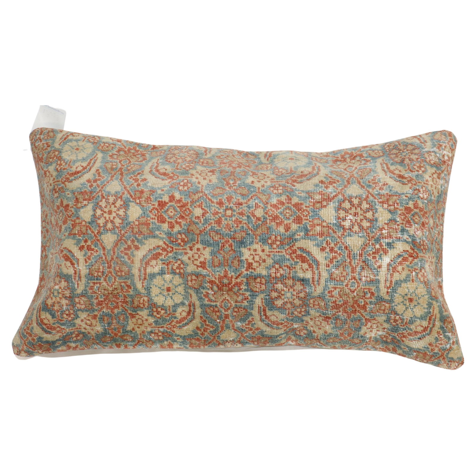 Persian Senneh Tabriz Style Bolster Pillow 14 x 26 (1 of 5)