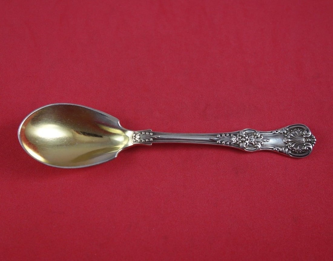 Tiffany & Co English King Sterling Silver Ice Cream Spoon 5 3/4" (1 of 1)