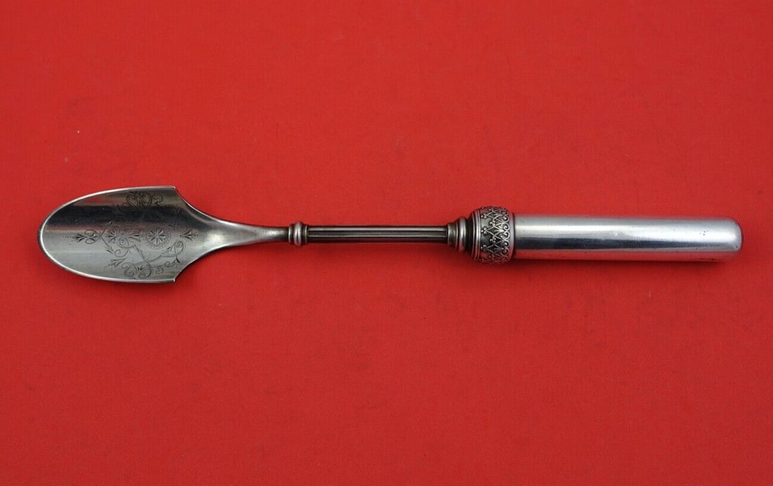 Gorham Dowager Sterling Silver Cheese Scoop Brite-Cut 9.5" (1 of 2)