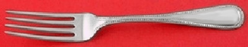 Durgin Bead Pattern Sterling Silver Dinner Fork 7.75 Inches (1 of 2)