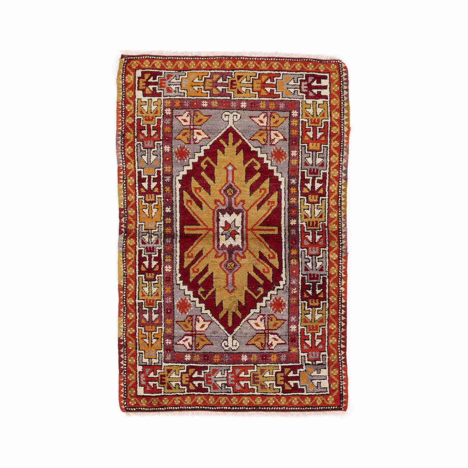 Authentic Anadol Handmade Wool Carpet 36.6 x 56.3 Double Knots: Authentic Anadol Handmade Wool Carpet 36.6 x 56.3 Double Knots Discover the beauty of this Authentic Handmade Anadol Wool On Wool carpet, a stunning piece that showcases traditional craftsmanship. Mad