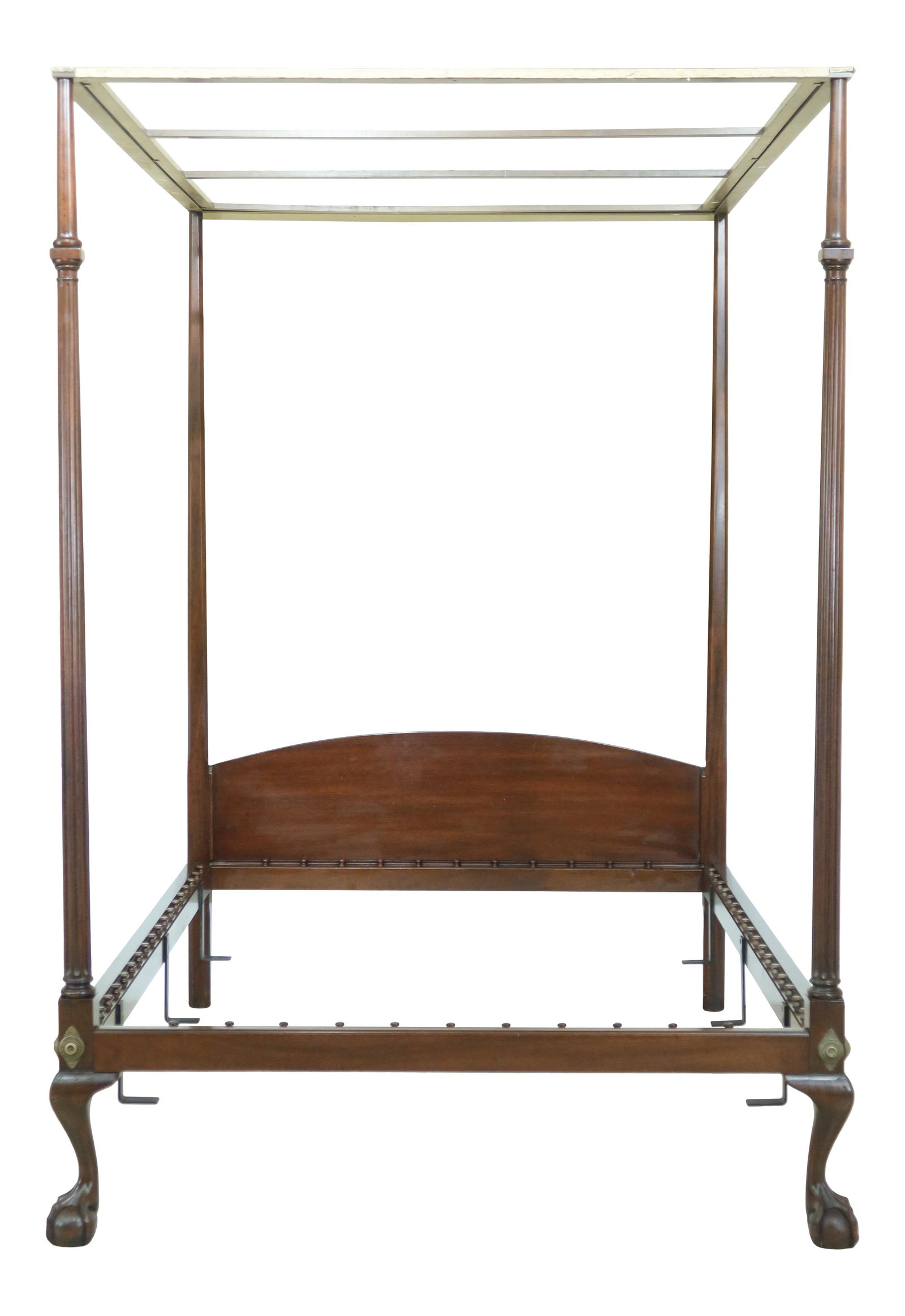 Kittinger CW-139 Colonial Williamsburg Mahogany Clawfoot Bed (1 of 10)