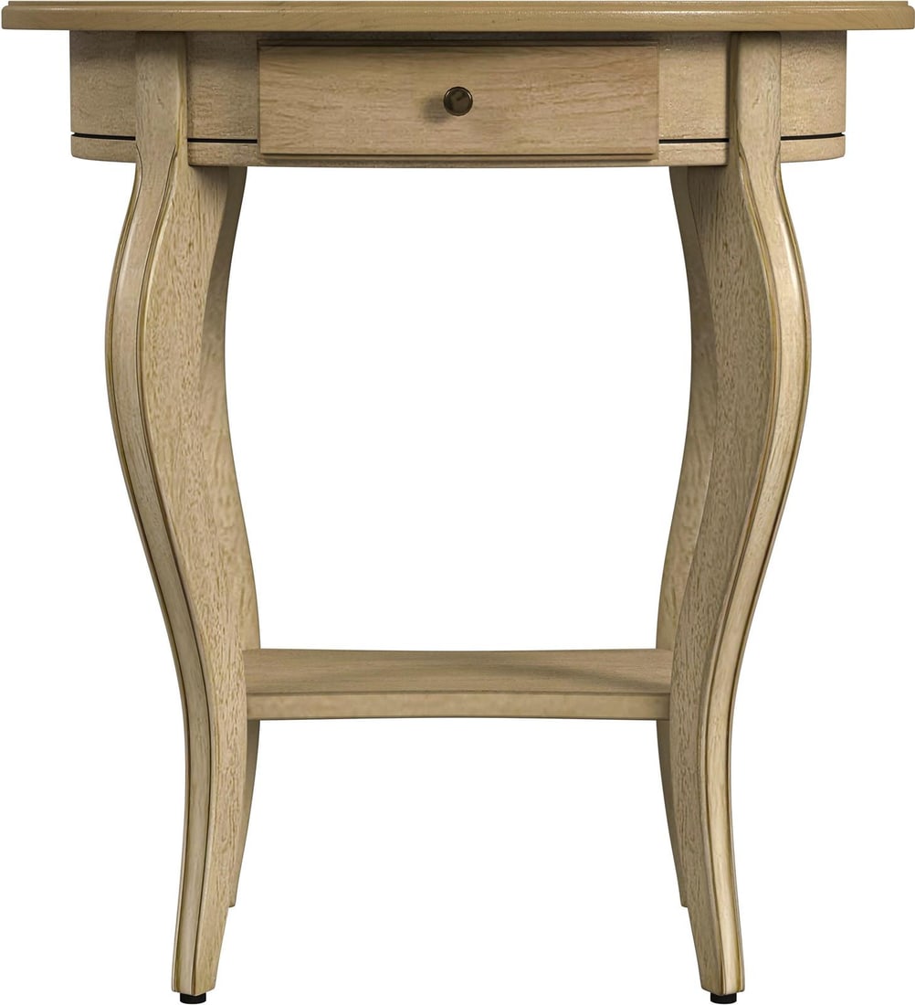 Butler Jeanette Beige Side Table English Traditional Style (1 of 6)