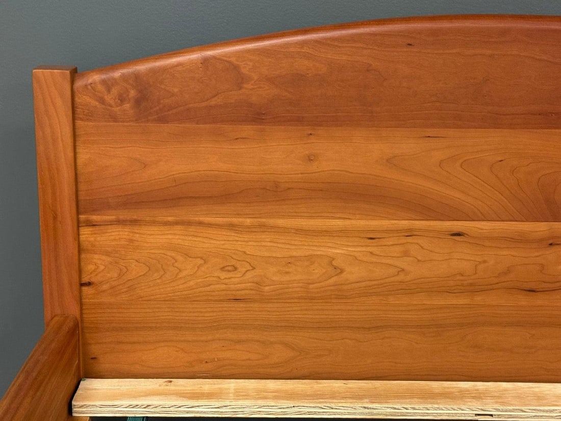 Pompanoosuc Mills Solid Cherry Twin Bed Modern Design - 3