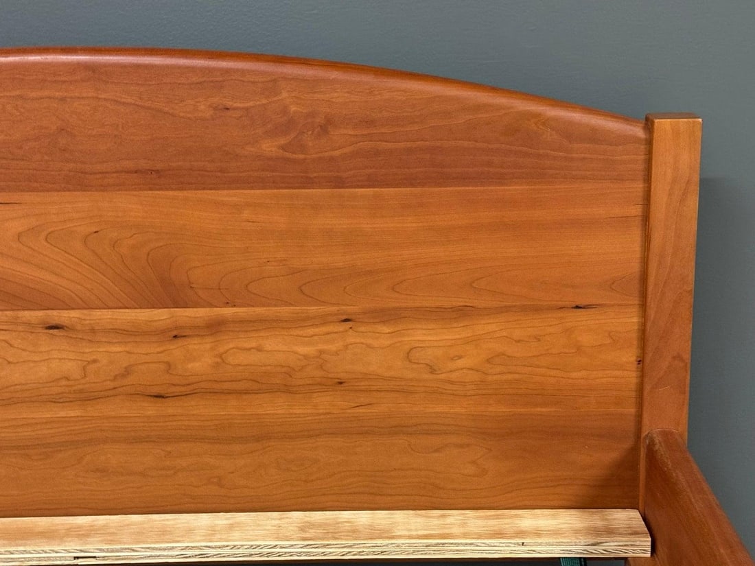 Pompanoosuc Mills Solid Cherry Twin Bed Modern Design - 4
