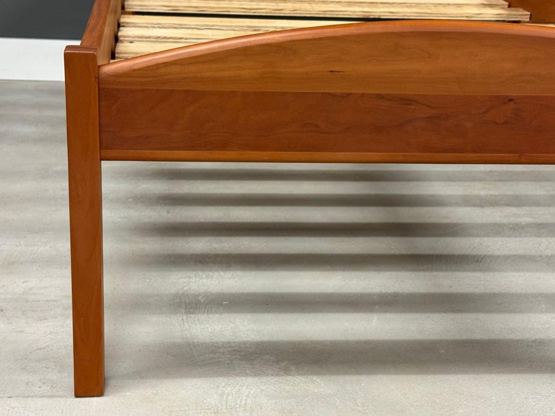 Pompanoosuc Mills Solid Cherry Twin Bed Modern Design - 5