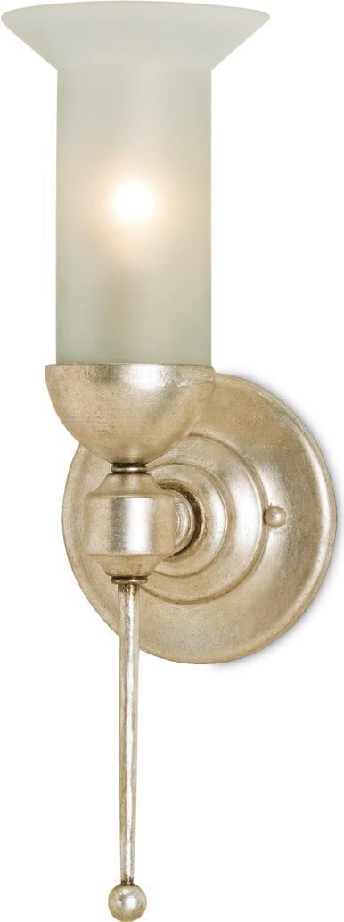 Currey Burnished Silver Leaf Wall Sconce Mid-Century Modern UL-Listed: Currey Burnished Silver Leaf Wall Sconce Mid-Century Modern UL-Listed Enhance your space with this Luxurious Burnished Silver Leaf Sconce, designed in a stunning Mid-Century Modern style. This wall sc