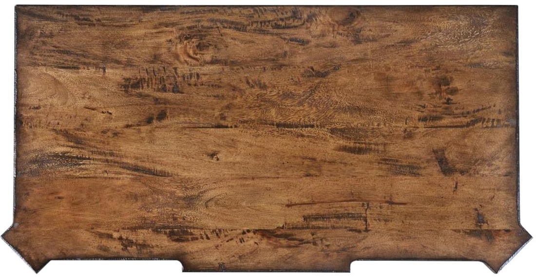 St. Denis Nightstand Rustic Pecan Solid Wood - 3