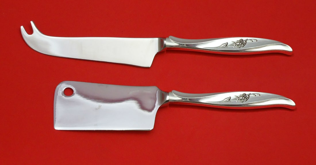 Rose Ballet International Sterling Silver 2pc Cheese Serving Set (1 of 1)