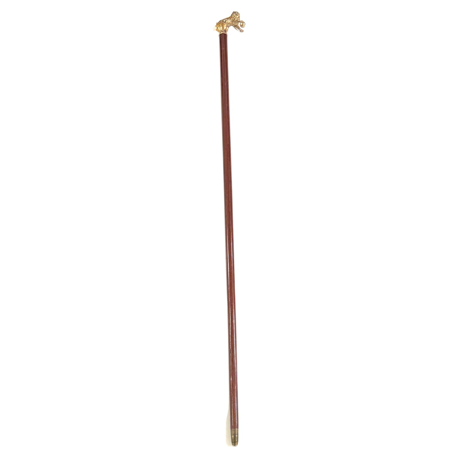 19th Century Italian Silver Gilt Medici Lion Cane Renaissance Revival: 19th Century Italian Silver Gilt Medici Lion Cane Renaissance Revival Discover a remarkable 19th-century Italian cane featuring a stunning silver gilt 3-dimensional Medici Lion and Orb handle. This ex