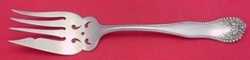 Gorham Lancaster Sterling Silver Cold Meat Fork 7 1/8 Inch Pierced Serving (1 of 2)