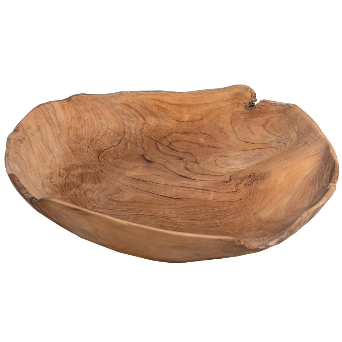 Teak Wood Root Bowl Decorative Centerpiece 4H 20W 20D (1 of 1)