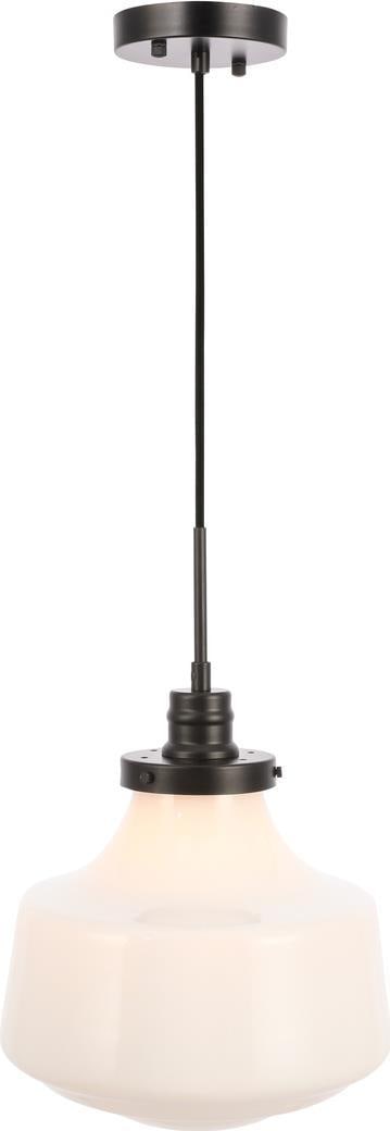Elegant Lighting Lyle Adjustable Bowl Chandelier Frosted White (1 of 1)
