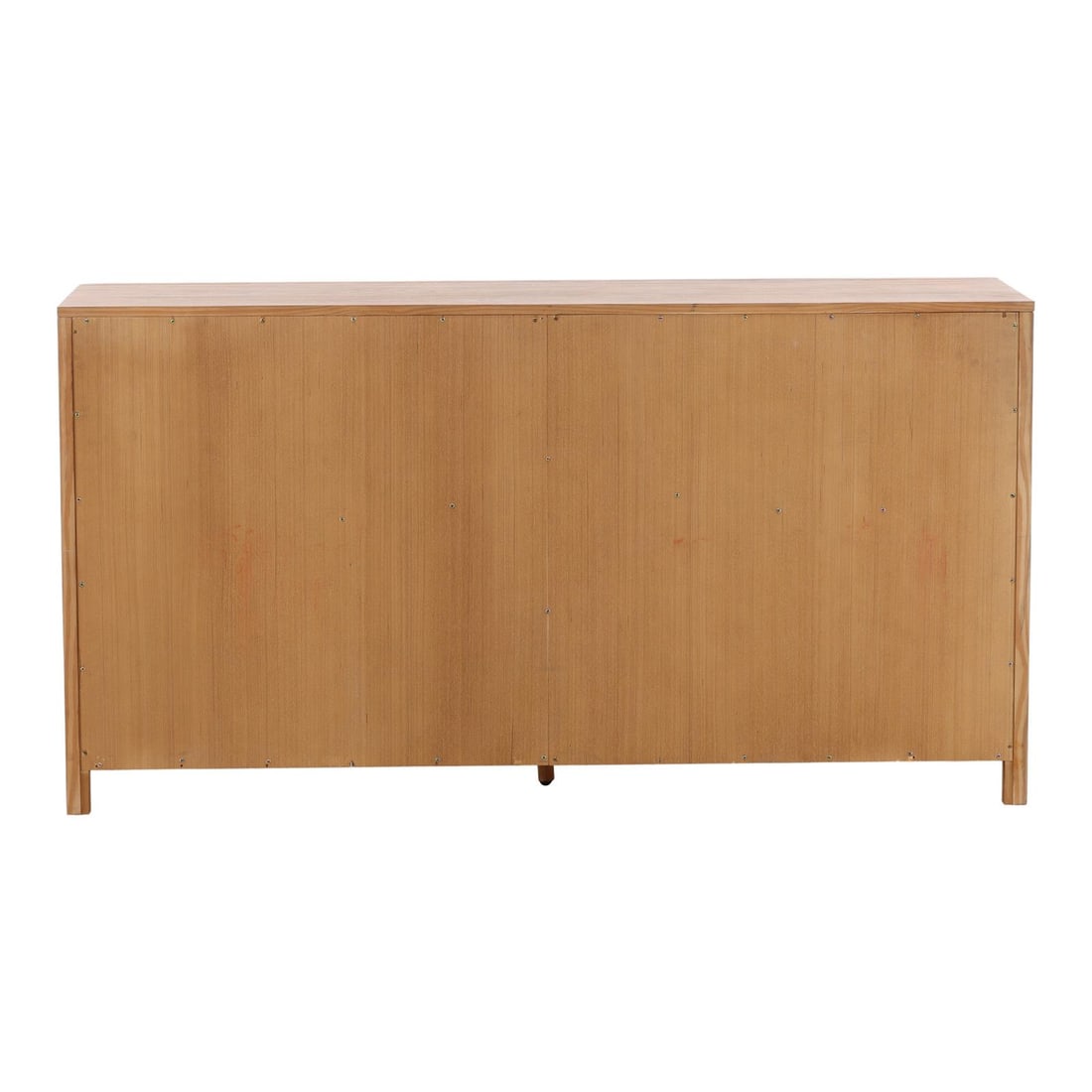 Stylish Emmalyn Oak Dresser with Black Handles 67W 35H 19D (1 of 8)