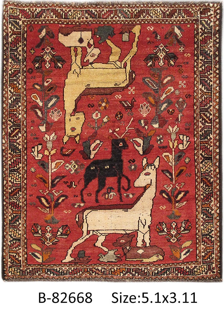 4' x 5' New Persian Hamadan Rug (1 of 6)