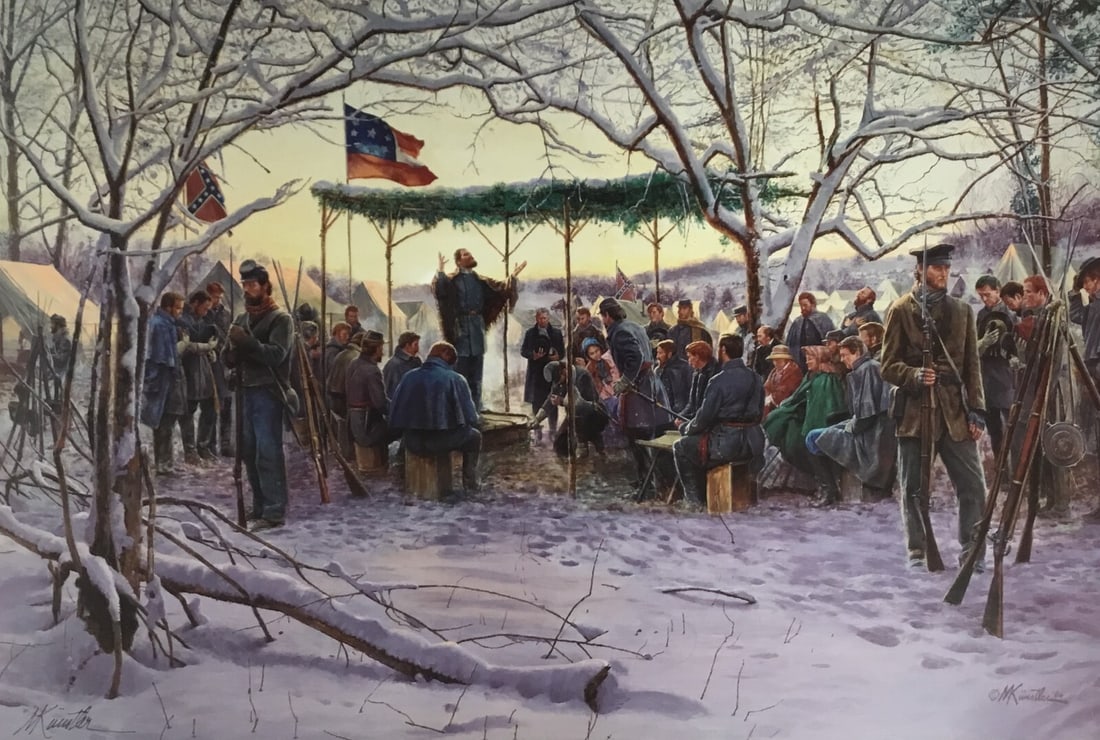 Mort Kunstler Sunrise Service Limited Edition Signed Print (1 of 3)
