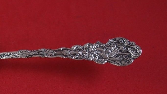 Gorham Versailles Sterling Silver Fish Serving Set 2pc Shell Design - 2