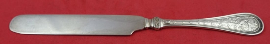 Wendt Bird Sterling Silver 7 Tea Knife Multi Motif: Wendt Bird Sterling Silver 7 Tea Knife Multi Motif This is a Wendt sterling silver tea knife featuring the Bird multi-motif pattern. The knife has a flat handle and is crafted entirely from sterling s
