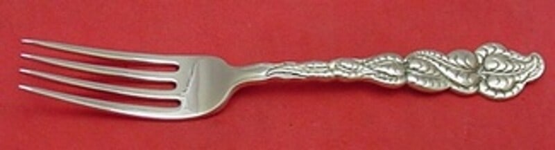 Tiffany & Co Ailanthus Sterling Silver Dessert Fork 6 Inch (1 of 2)