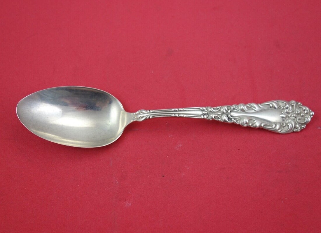Frank Whiting Athene Crescendo Sterling Silver Serving Spoon 8" (1 of 2)