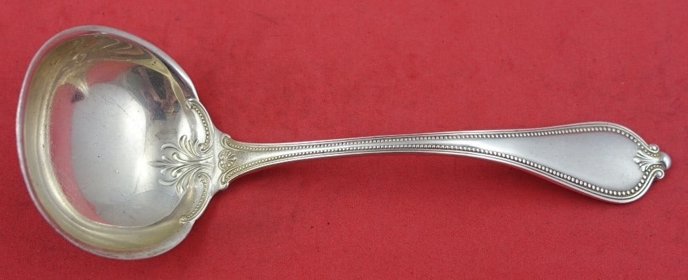 Towle Old Newbury Sterling Silver Gravy Ladle 7 7/8" (1 of 2)