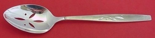 Oneida Will O Wisp Sterling Silver Pierced Slotted Spoon 8 1 2 (1 of 2)