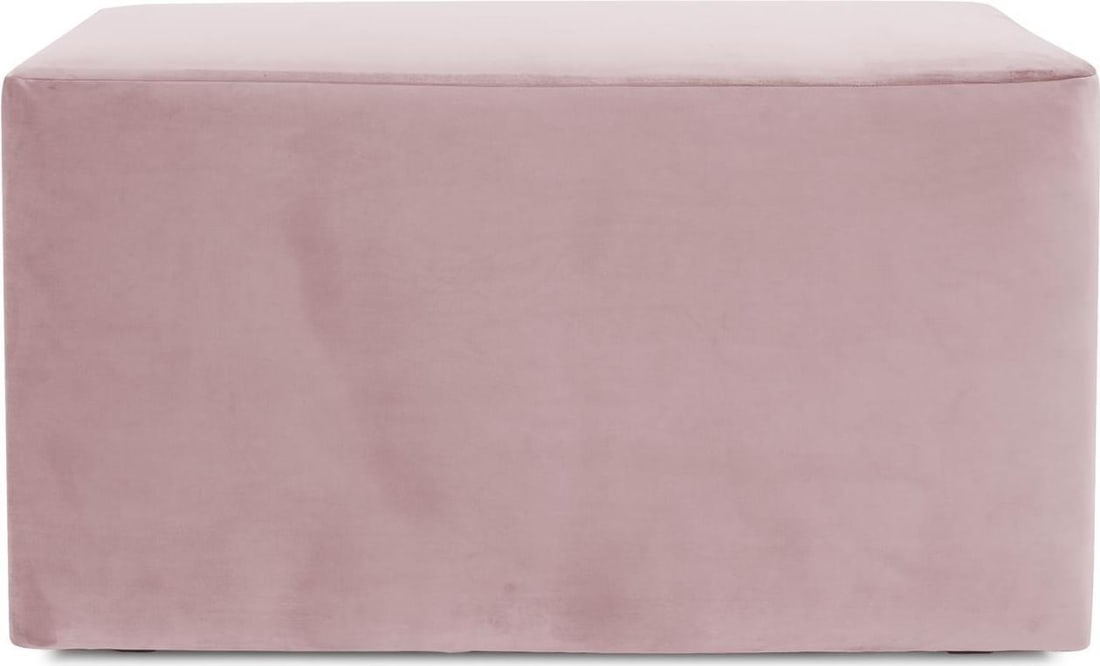 Howard Elliott Bella Rose 36 Inch Round Ottoman Pink Pouf (1 of 9)