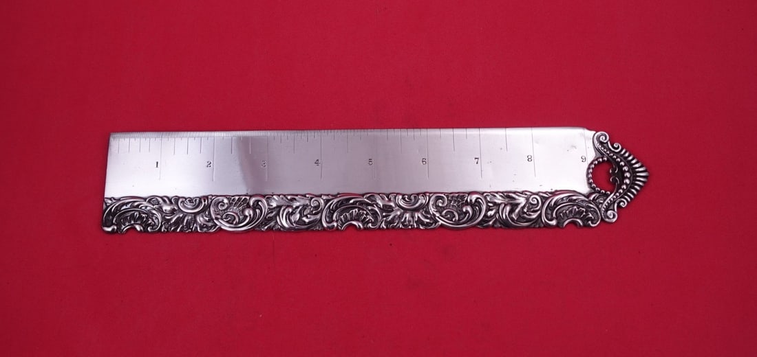 Shiebler Sterling Silver 10 Inch Monogrammed Ruler 4.6 ozt (1 of 2)