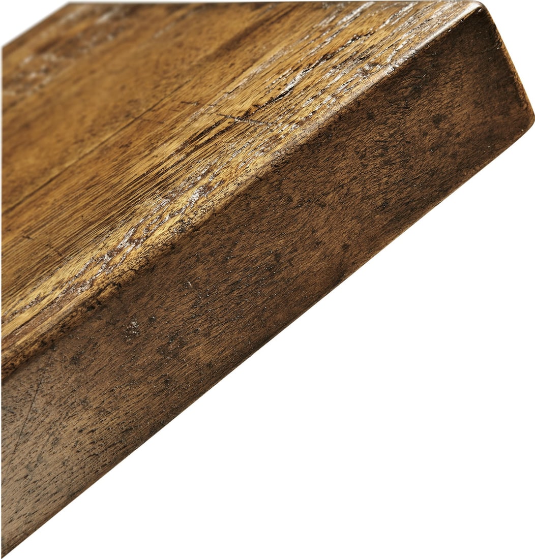 Rustic Walnut Console Table by Jonathan Charles for Narrow Spaces - 5