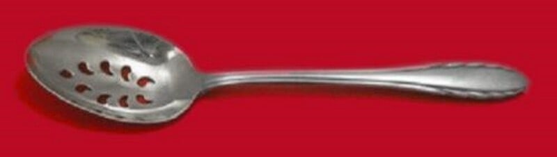 Gorham Lyric Sterling Silver 9-Hole Slotted Serving Spoon 8.5" (1 of 2)