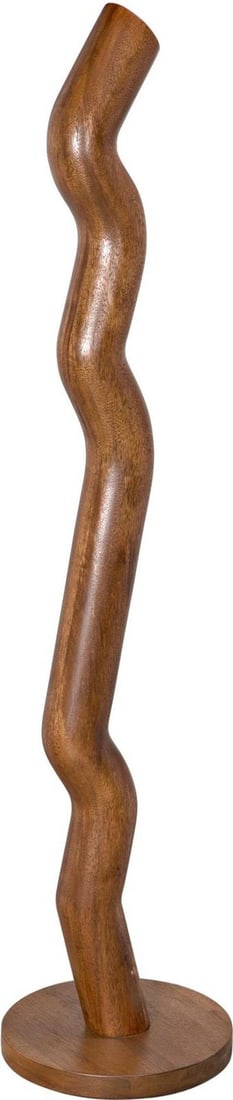 Noir Dark Walnut Pedestal 80H English Traditional Style Accents (1 of 9)